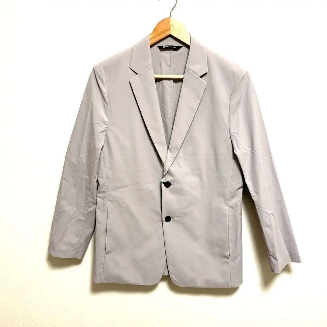 New UNIQLO Theory impressive jacket light gray s men