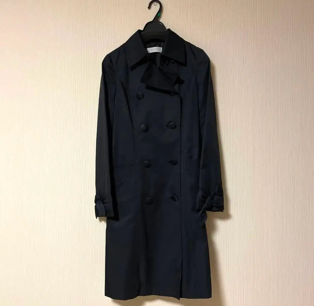 anysis trench coat black