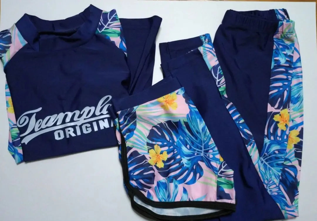 [YMGOT] Kids Separate Children's Swimwear 3 -piece Set 120-130cm | [Ymgot] キッズ セパレート 子供 水着 3点セット　120〜130cm