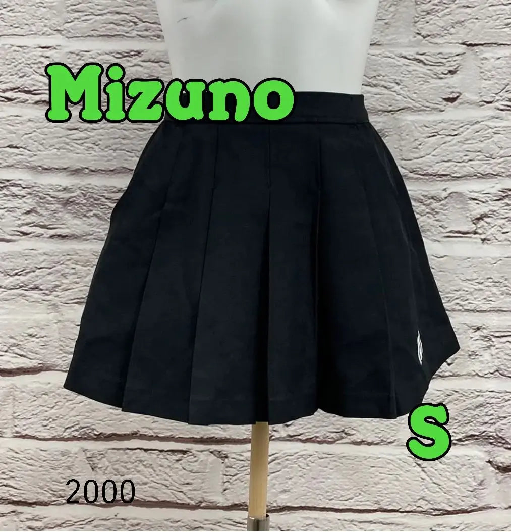 ☆ 7642P ☆ mizuno skirt skirt pleated black | ☆7642P☆ Mizuno スコート スカート プリーツ ブラック