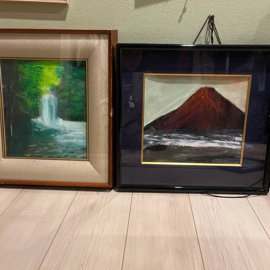 Set of 2 landscape paintings