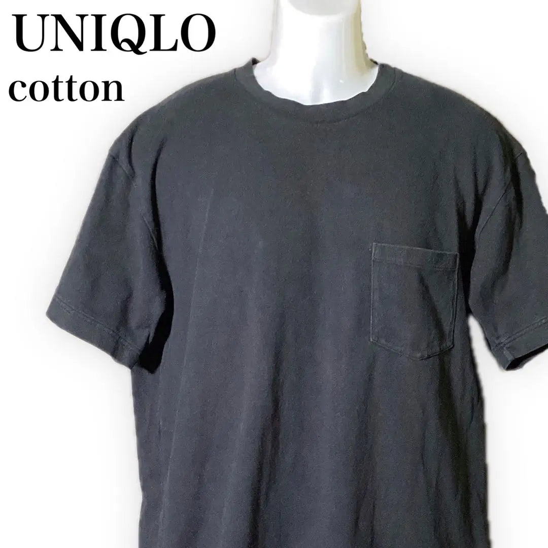 [Popular] Uniqlo Cotton Half Sleeve Big Silhouette T-shirt with Pocket