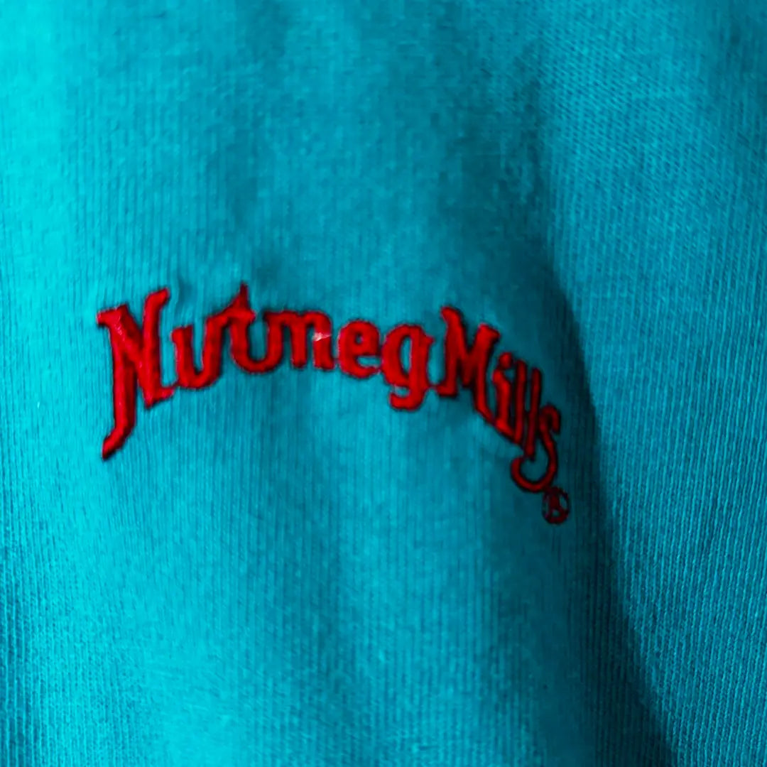 ✨ Good condition✨ NutmegMills [100% cotton] Long T-shirt American casual logo | ✨良品✨ NutmegMills 【綿100％】 ロングTシャツ アメカジ ロゴ