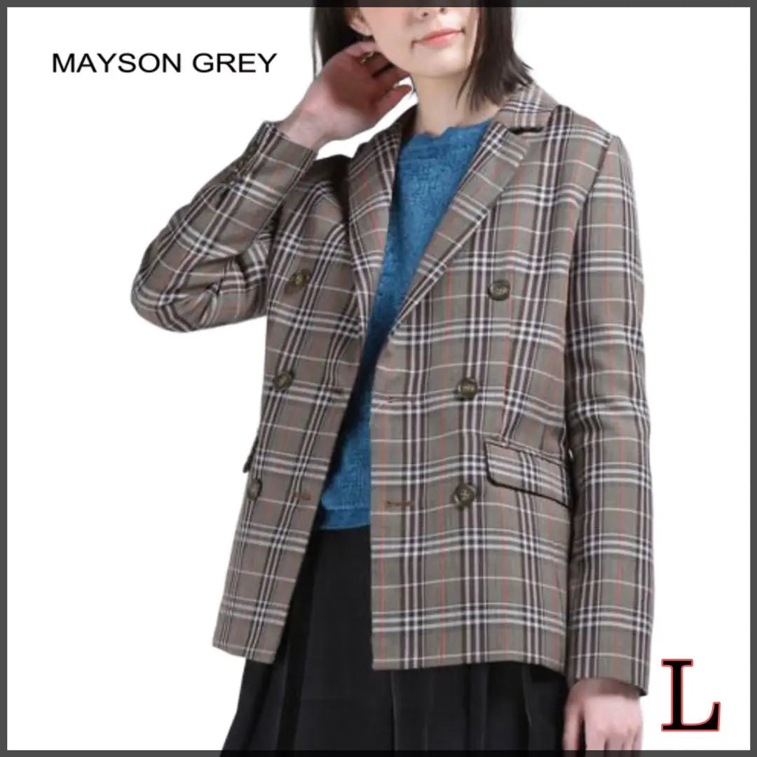 MAYSON GREY Double Check Tailor Jacket L