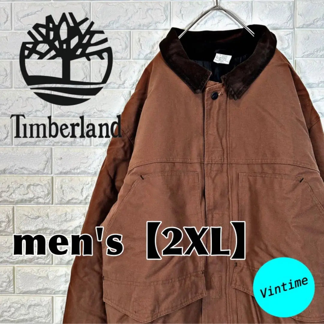 V564 [Timberland] Chaqueta con forro [Hombre 2XL] Marrón | V564【Timberland】ライナー付ジャケット【メンズ2XL】ブラウン