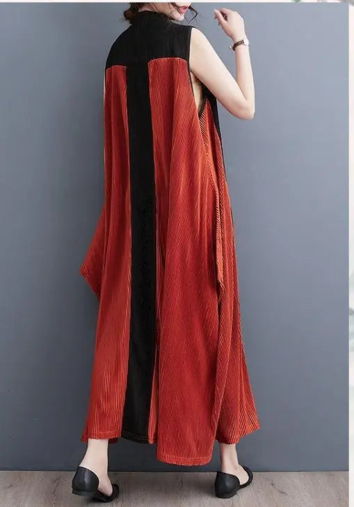 Large size women's long dress sleeveless spring/summer autumn new | 大きいサイズ レディース ロング　ワンピース　ノースリーブ　春夏 秋 新品