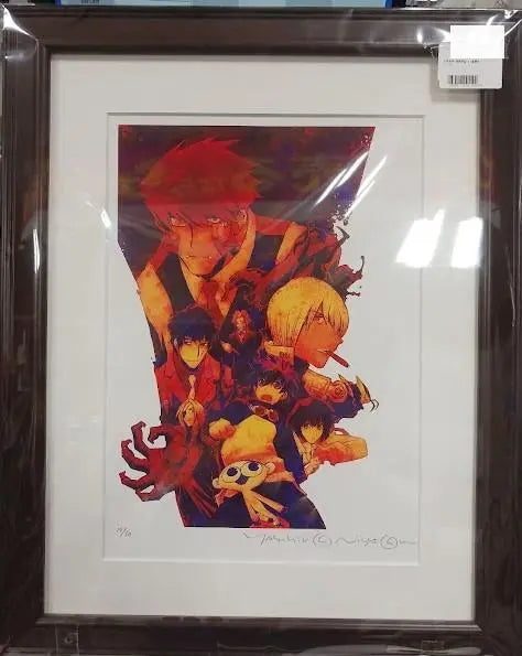 ★[Unused] Blood Blockade Front Reproduction Original Art 8 (Autographed)