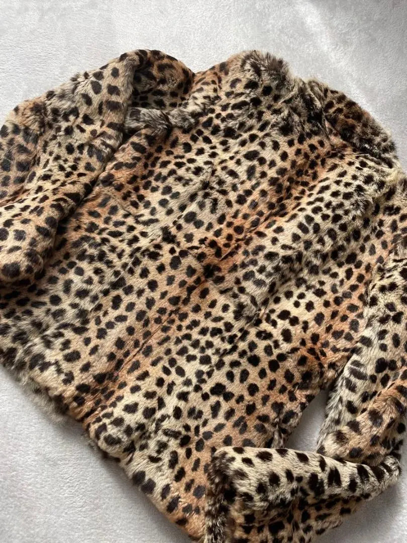 BODY DRESSING Chaqueta Deluxe Piel Estampado Leopardo Conejo