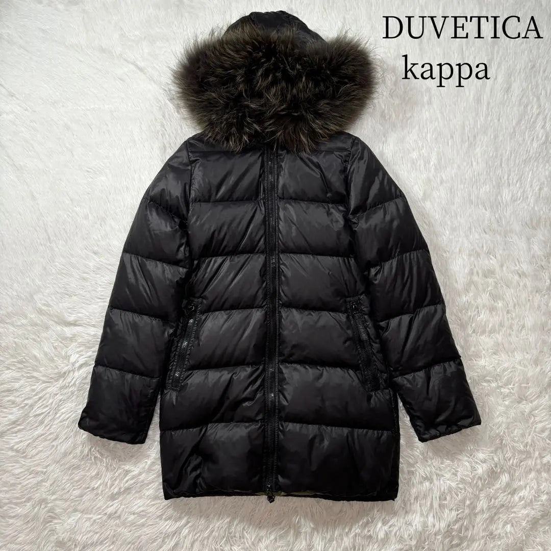 Rare Duvetica KAPPA Long Down Jacket Raccoon fur 40 | 希少 デュベティカ kappa ロングダウンジャケット ラクーンファー 40