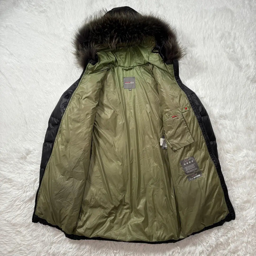 Rare Duvetica KAPPA Long Down Jacket Raccoon fur 40 | 希少 デュベティカ kappa ロングダウンジャケット ラクーンファー 40