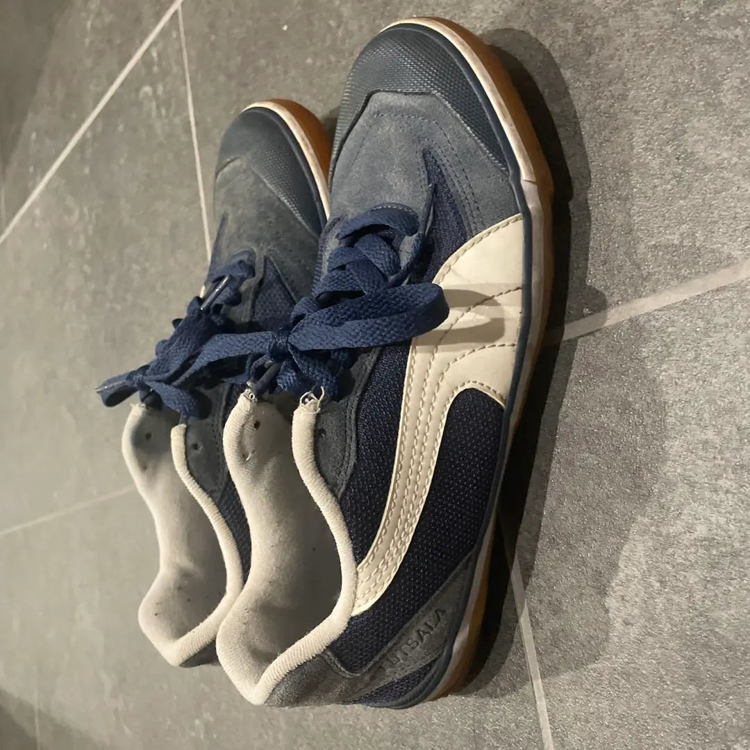 Puma Navy Shoes Gum Sole