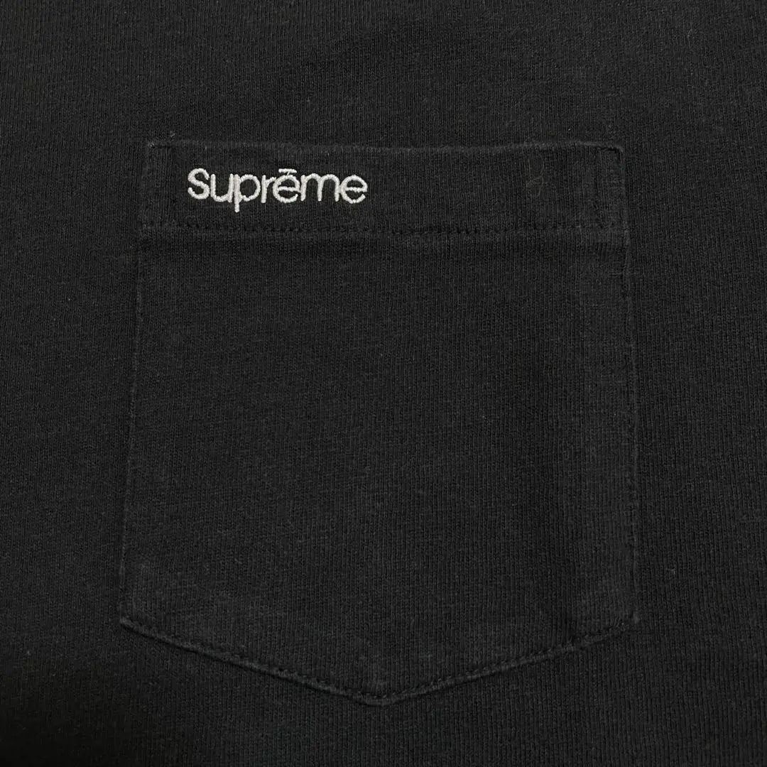 Camiseta Supreme S/S con bolsillo Black 23ss | Camiseta con bolsillo Supreme S/S Rojo 23ss