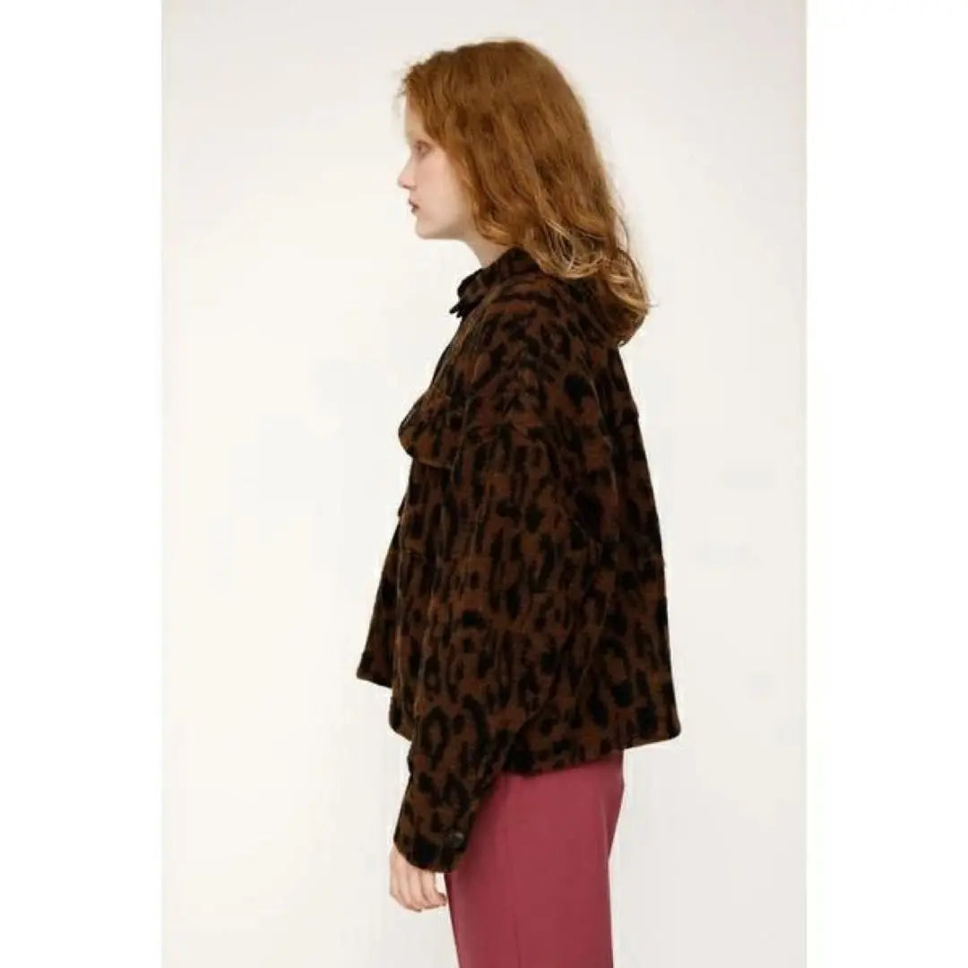 SLY WARMY OVER JK Chaqueta de abrigo con estampado de leopardo