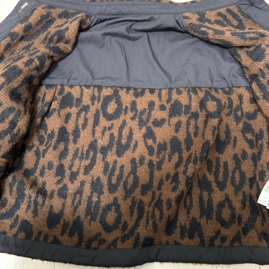 SLY WARMY OVER JK Chaqueta de abrigo con estampado de leopardo