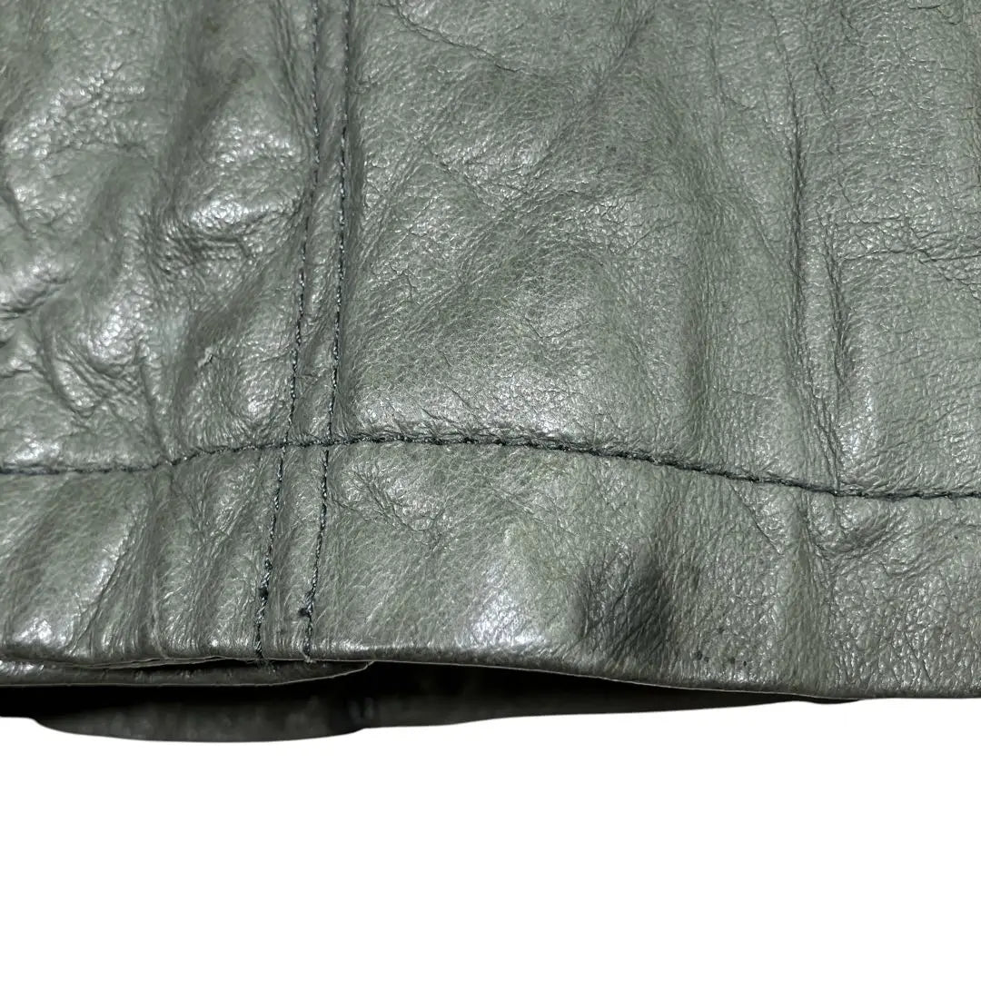 Draw and slob pig leather jacket, pig leather, IDEAL zip