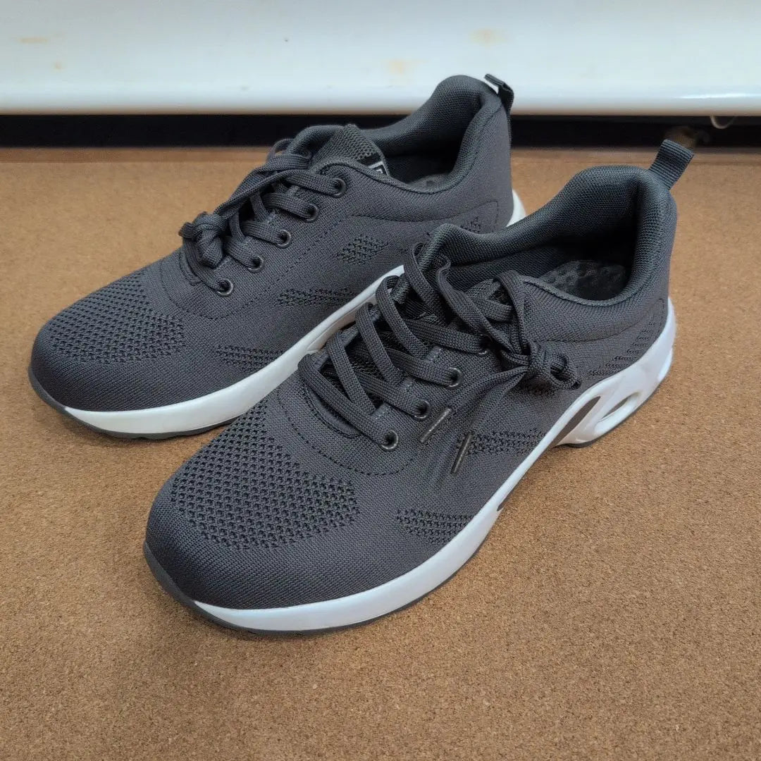 7 Grey Mesh Sneakers