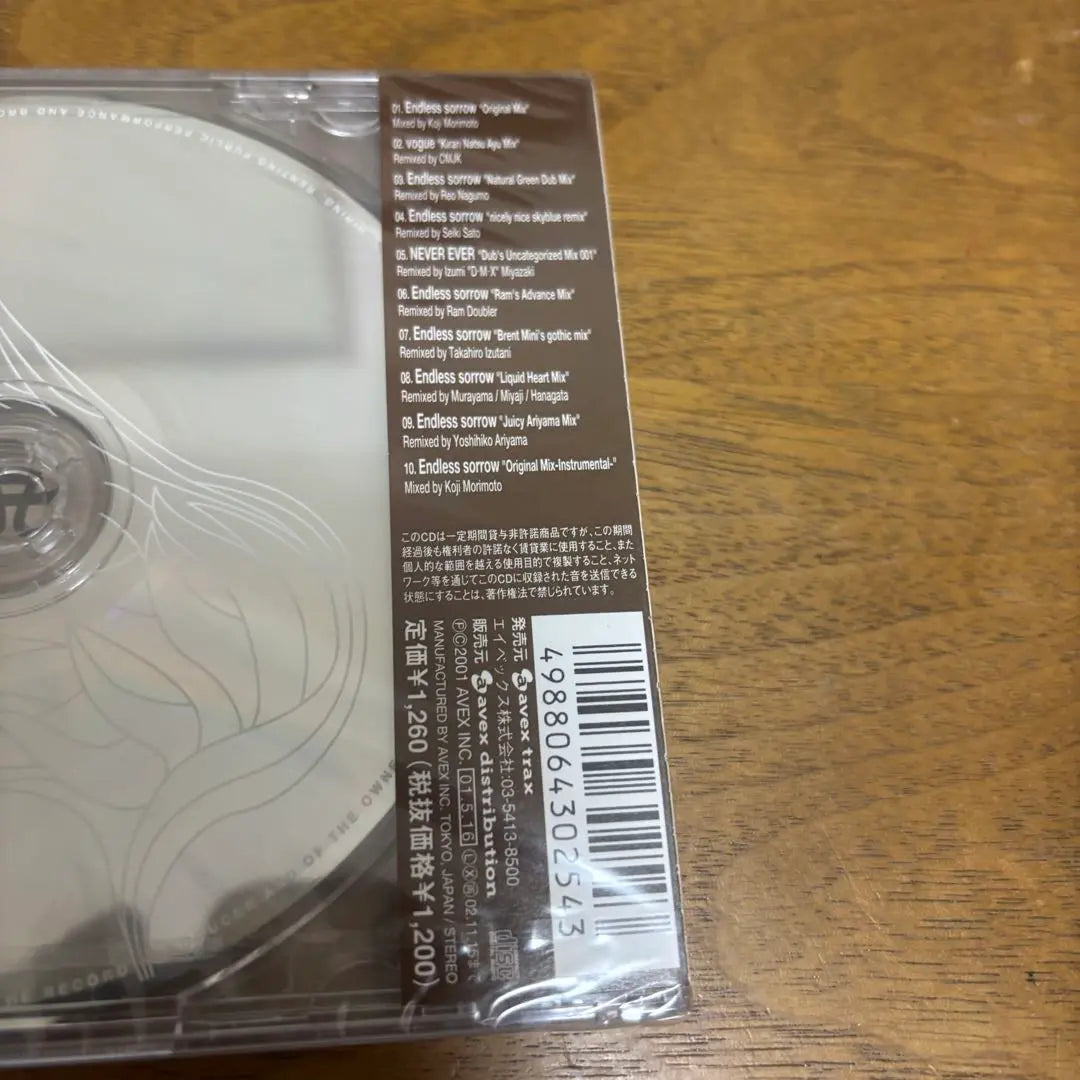 Hamasaki Ayumi CD Endless sadness Nuevo, sin abrir