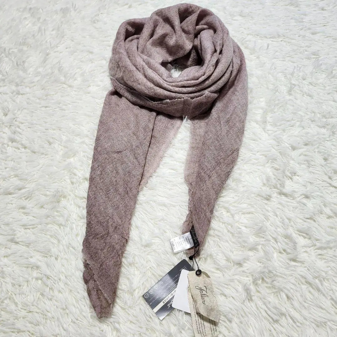 Tag included☆Fariero Salti Stole Shawl Cashmere/Silk blend Super large size