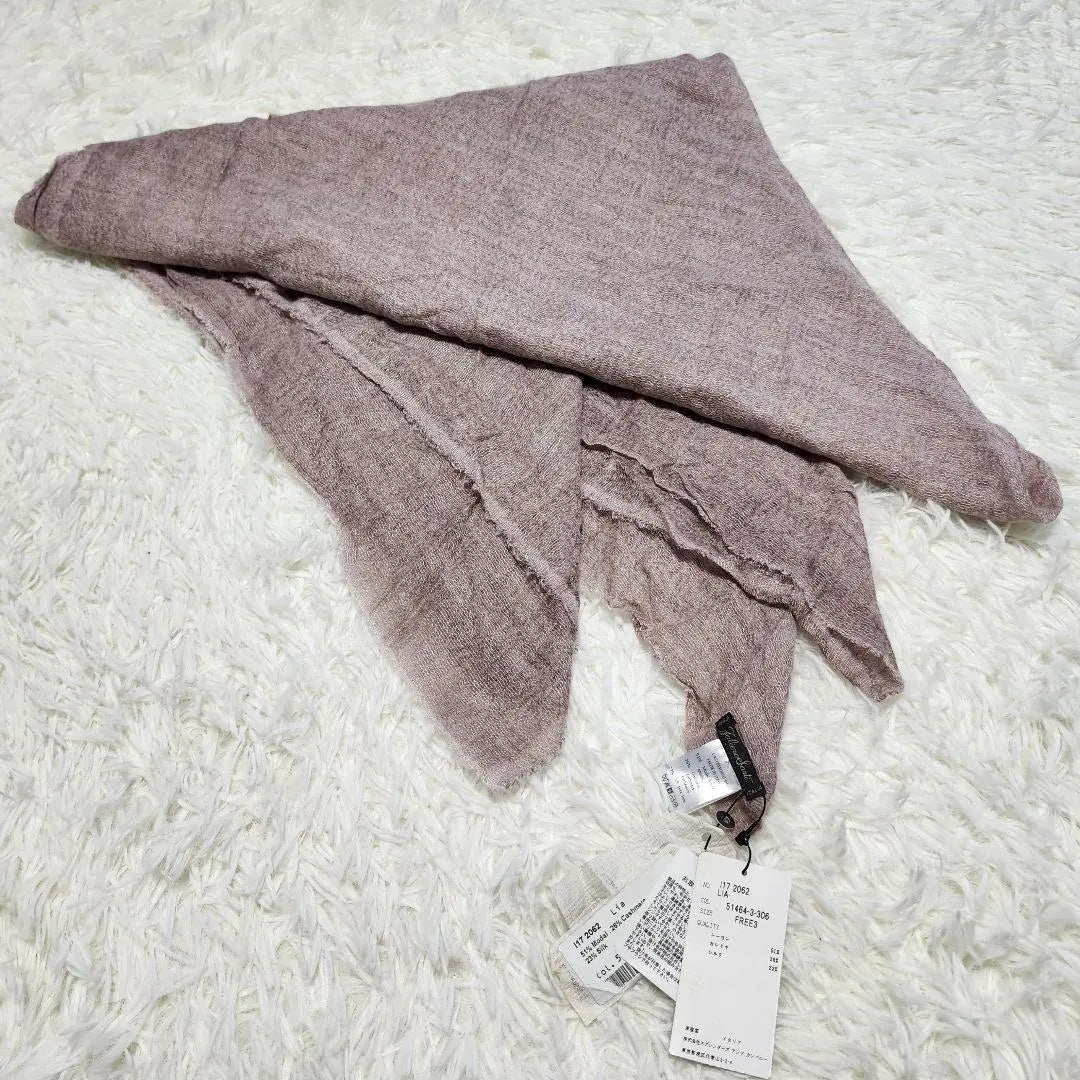 Tag included☆Fariero Salti Stole Shawl Cashmere/Silk blend Super large size