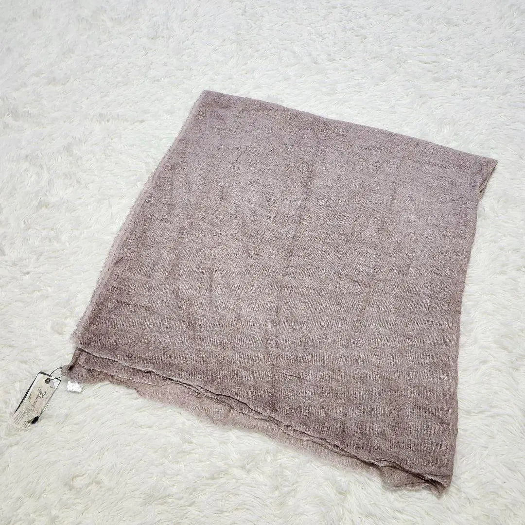 Tag included☆Fariero Salti Stole Shawl Cashmere/Silk blend Super large size