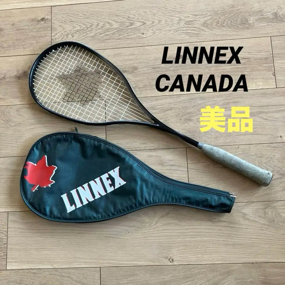 [Good condition] Squash racket LINNEX LP400 with genuine case Canada