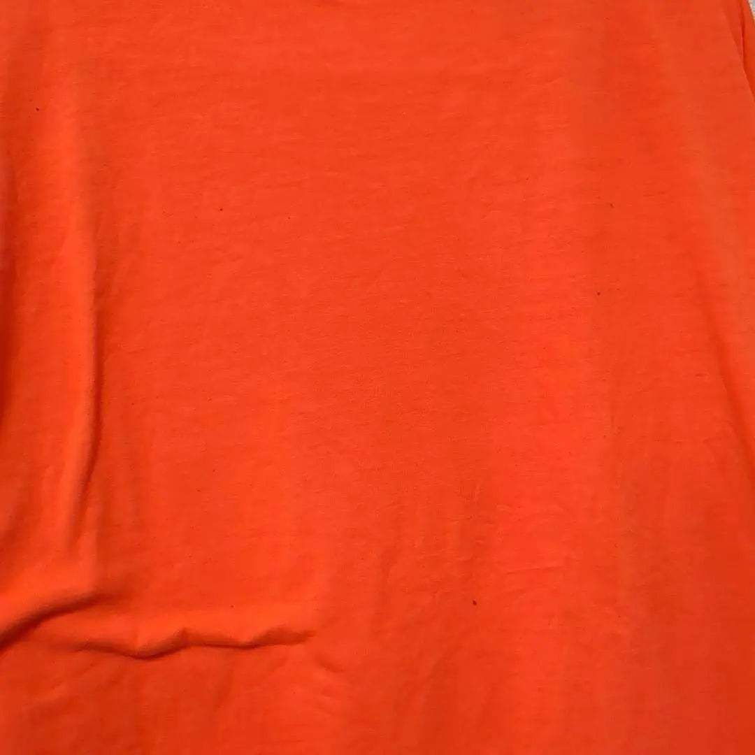 Vintage Men's T -shirt Orange 3XL Pocket with plain pocket | ヴィンテージ　メンズ　Tシャツ　オレンジ　3XL　無地　ポケット付き　胸ポケット