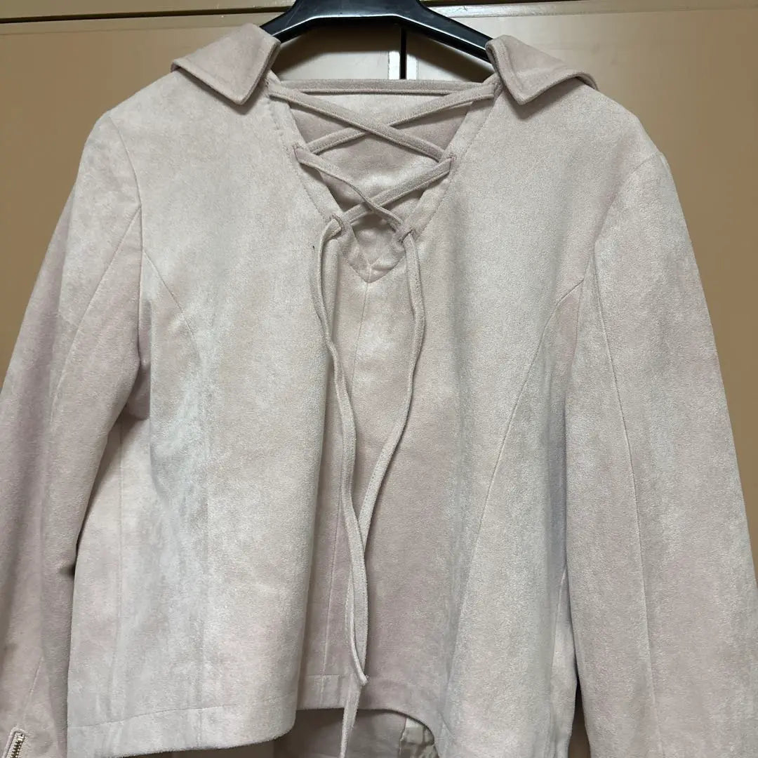 SALE Good condition Jill Stuart Beige Suede-style Jacket M