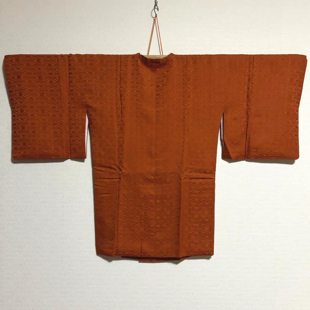 [Michiyuki Coat] Kimono, origami crane, fan, bamboo, flower pattern, length approx. 87cm