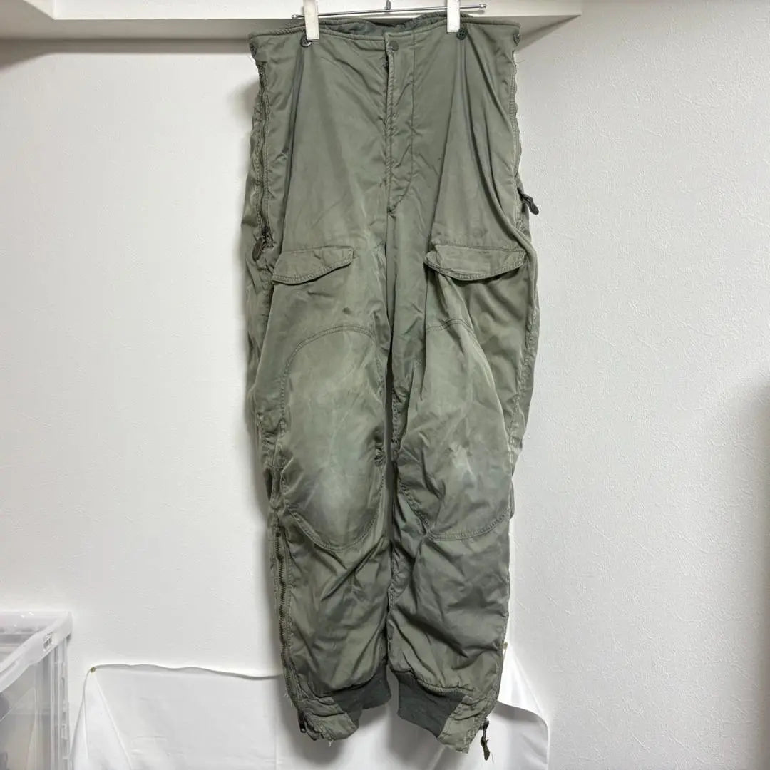 Pantalones de vuelo militares estadounidenses auténticos F-1B de la década de 1980 de USAIRFORCE