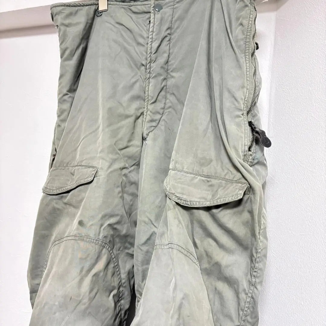 Pantalones de vuelo militares estadounidenses auténticos F-1B de la década de 1980 de USAIRFORCE