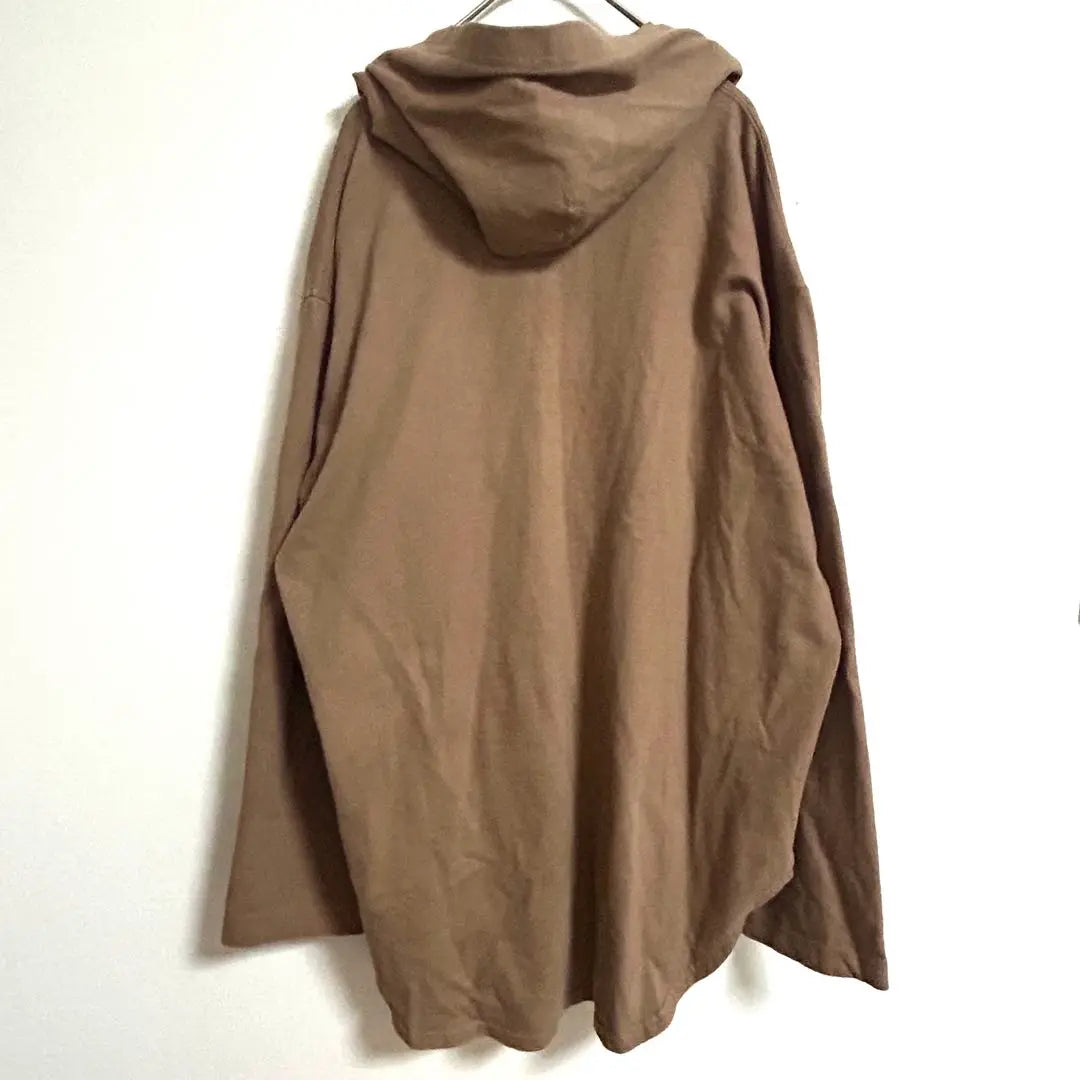 THE NATURE COMPANY Hooded Cardigan S Brown 3250