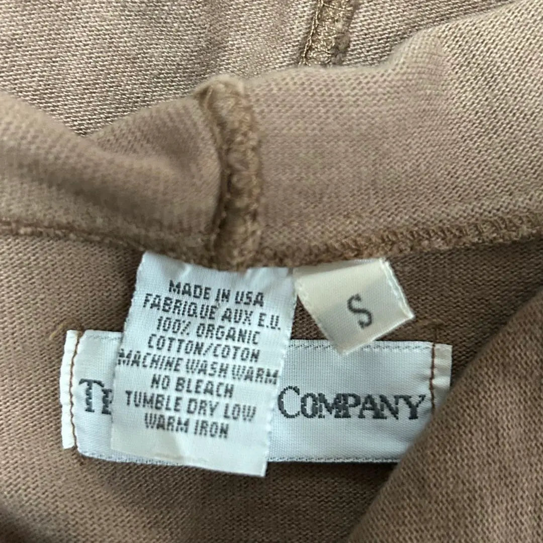 THE NATURE COMPANY Hooded Cardigan S Brown 3250