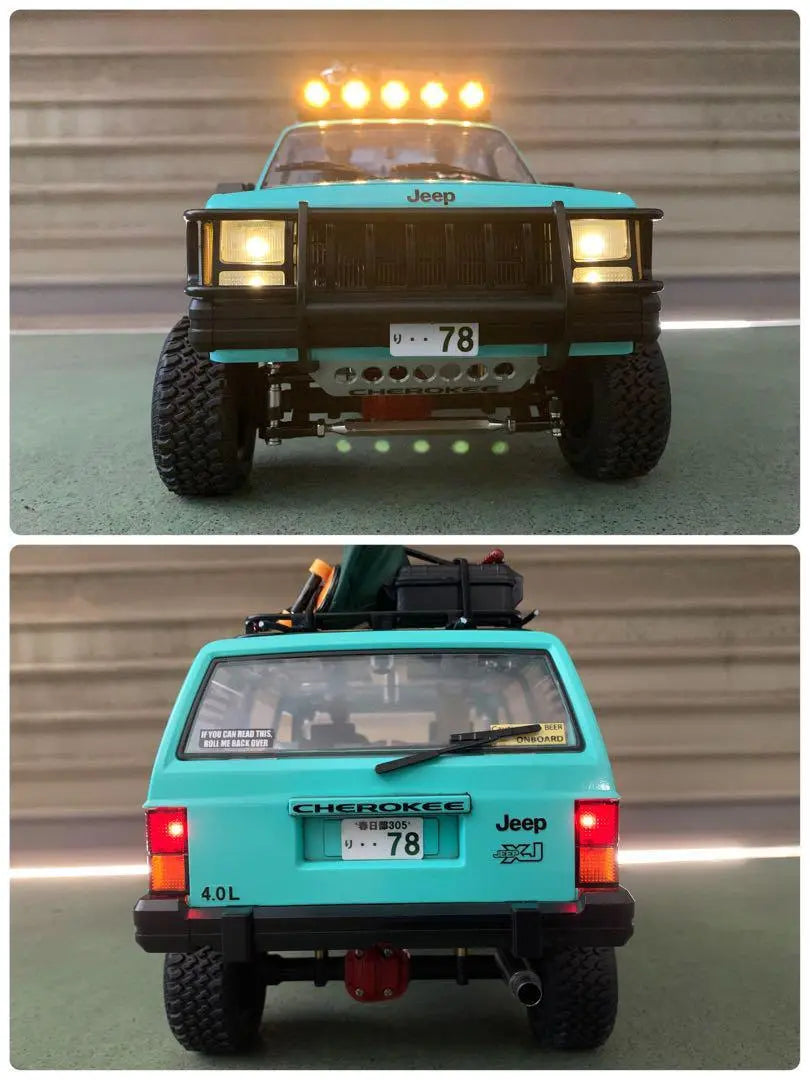 DEERC MN78 JEEP Cherokee XJ Crawler 4WD personalizado | DEERC MN78 Jeep チェロキー XJ クローラー 4WD 4WD