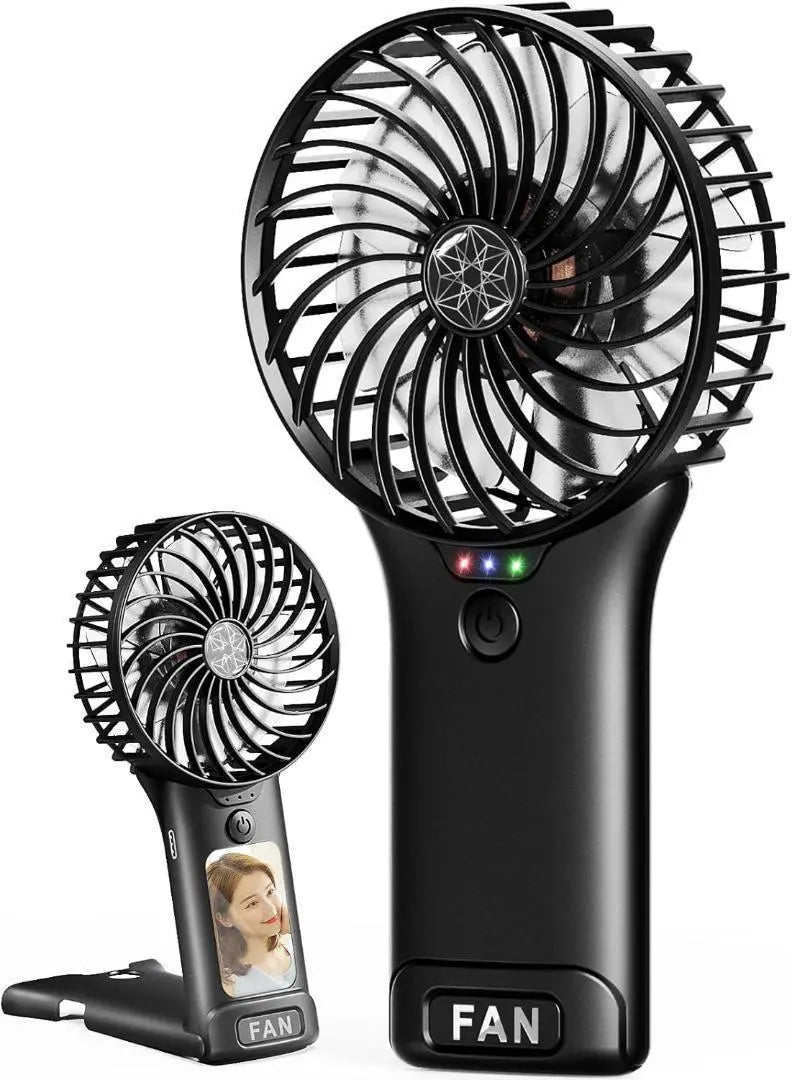 ✨2024 último ✨ Handy fans ventilador de mano espejo recargable teléfono móvil de 4 etapas | ✨2024最新✨ ハンディファン 手持ち扇風機 充電式 ミラー 4段階 携帯