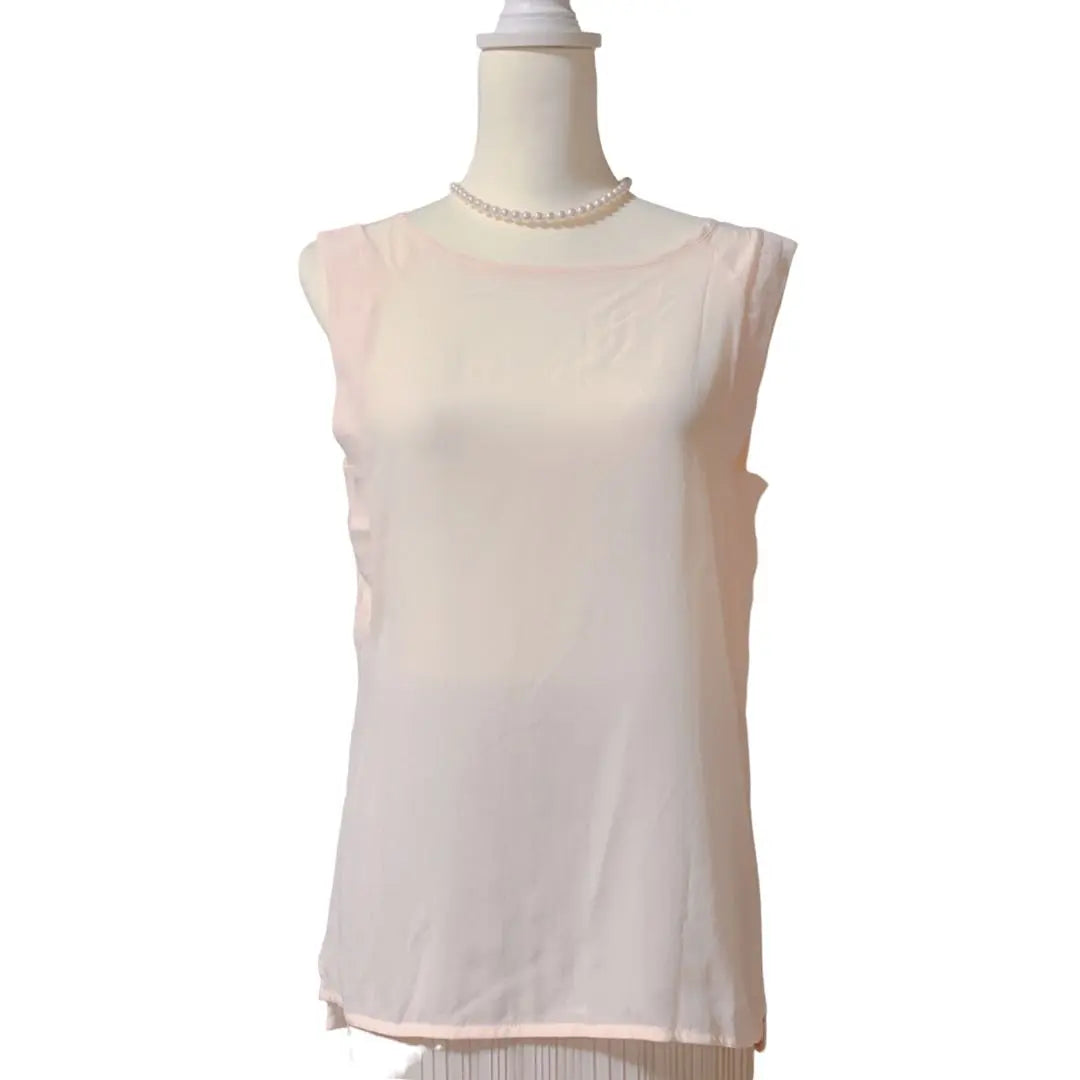 New MAX &Co. Made with different materials such as silk, hem asymmetrical tank top L