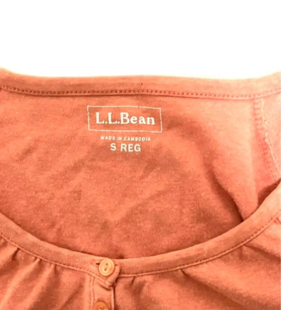 L. L.Bean Henry Neck Soft Knit Shirt Size S cotton 100% | L. L.Beanヘンリーネックやわらかニットシャツ　サイズＳ  綿100%