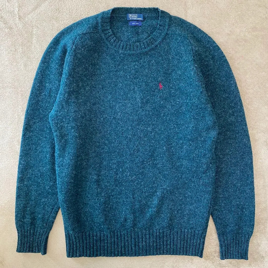 [Rare] Polo by Ralph Lauren Pony Embroidered Knit Sweater