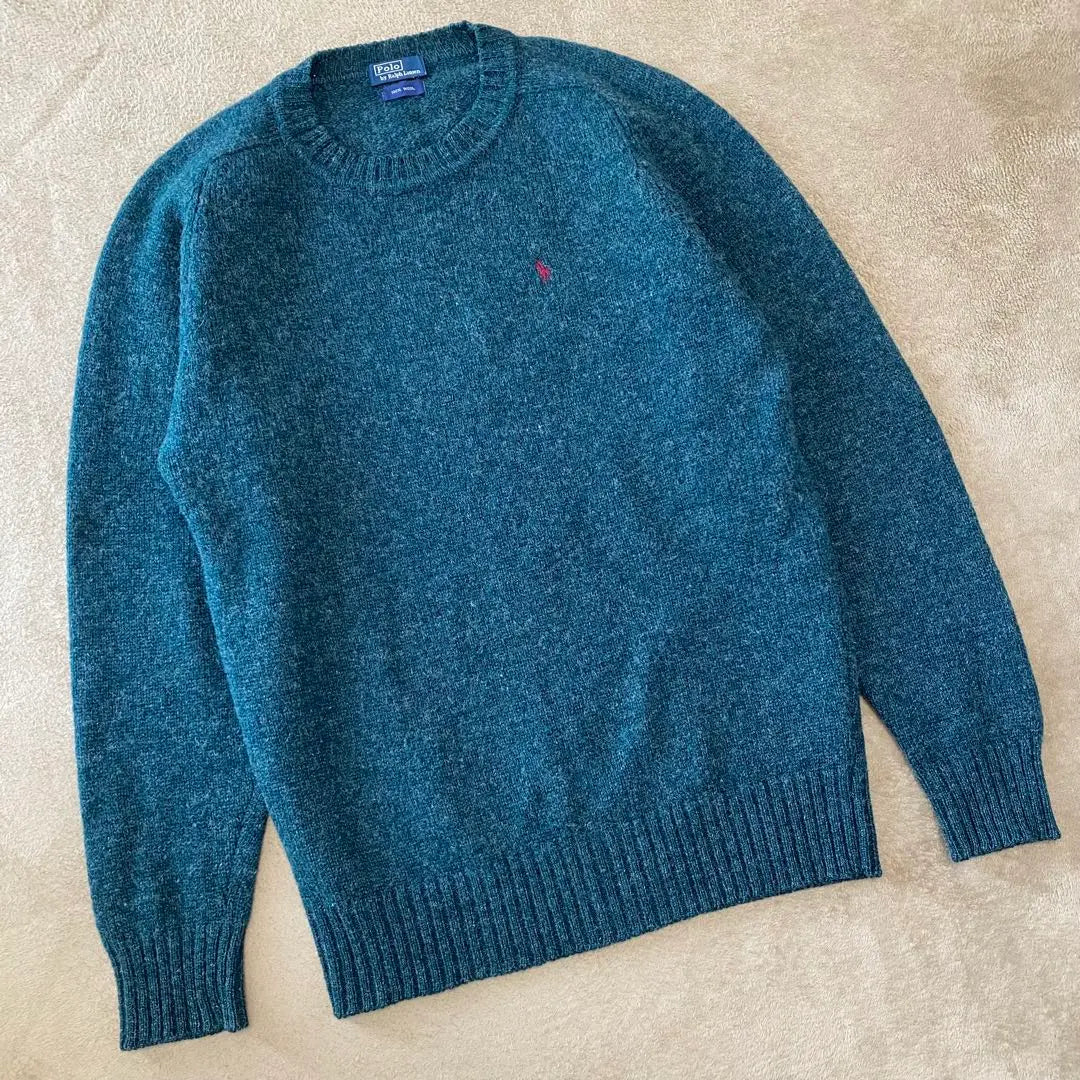 [Rare] Polo by Ralph Lauren Pony Embroidered Knit Sweater