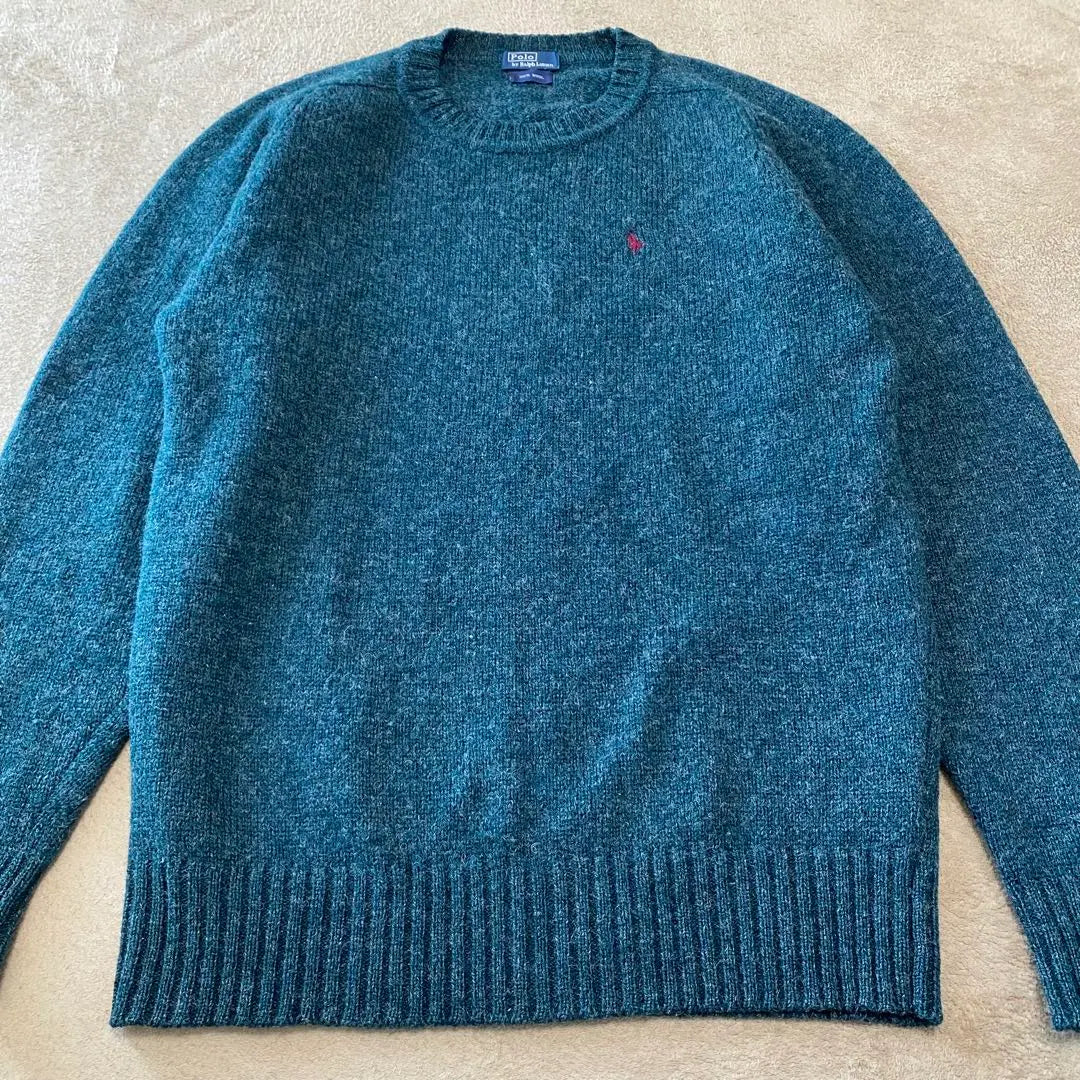 [Rare] Polo by Ralph Lauren Pony Embroidered Knit Sweater