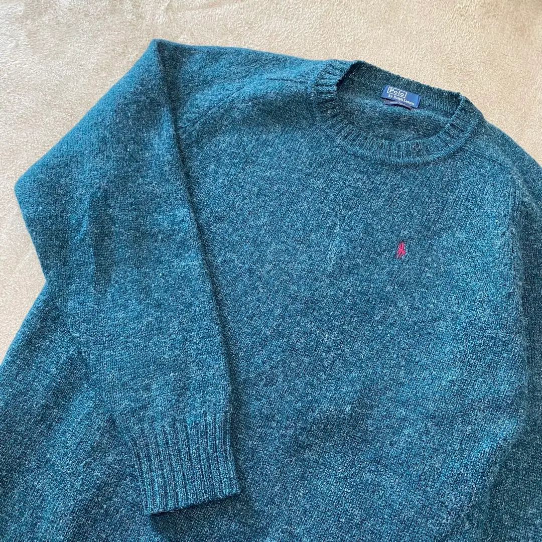 [Rare] Polo by Ralph Lauren Pony Embroidered Knit Sweater