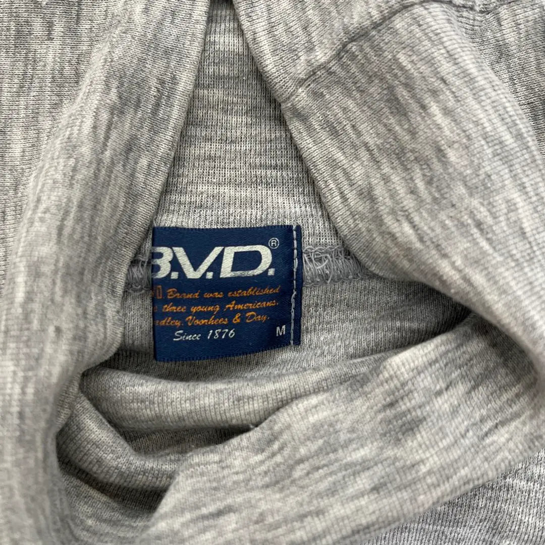 BVD Gray Long Sleeve T-Shirt M Size with Pocket