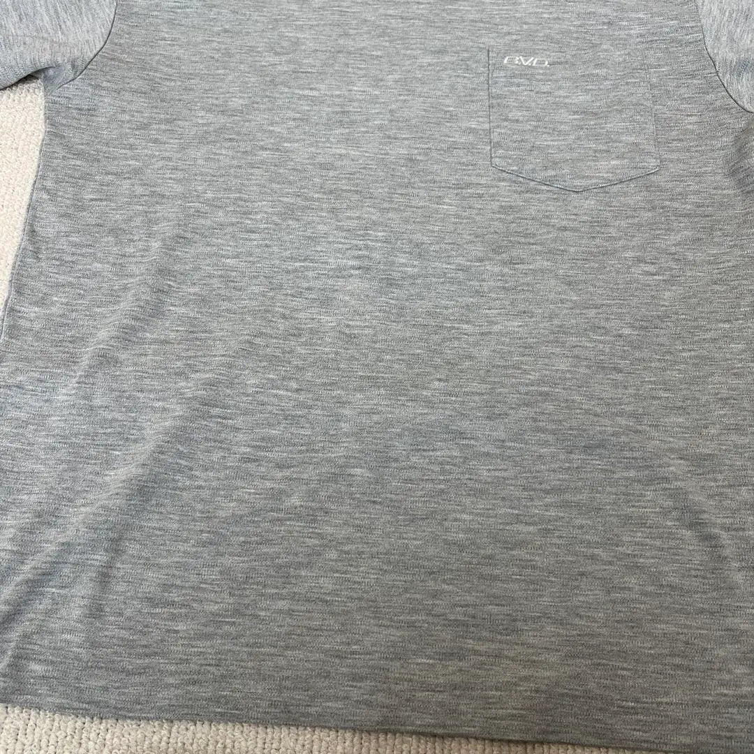 Camiseta de manga larga gris BVD talla M con bolsillo