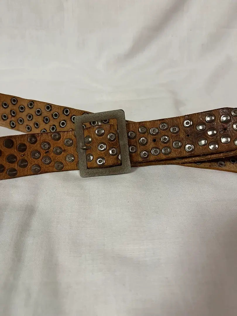 Maltan Margera Belt 10 Initial Studs Archive Artisanal himself