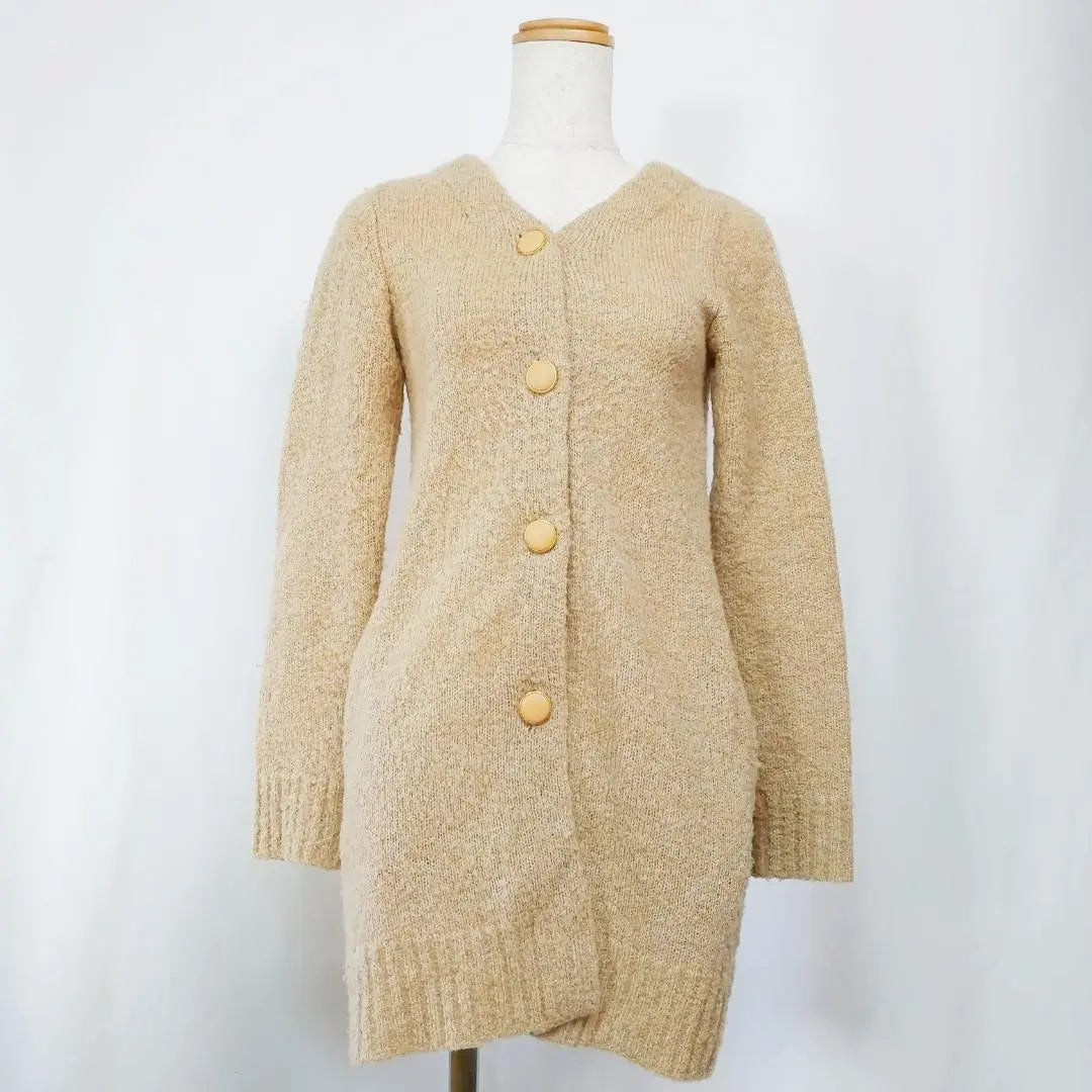 In translation 31 SONS DE MODE Knit Cardigan 36 Brown [227] | 訳あり良品31 sons de modeニットカーディガン36ブラウン【227】