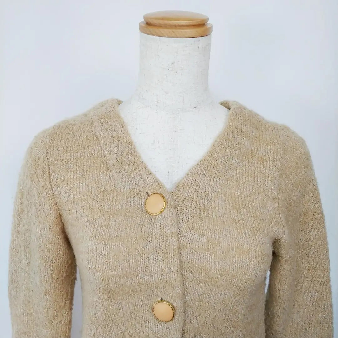 In translation 31 SONS DE MODE Knit Cardigan 36 Brown [227] | 訳あり良品31 sons de modeニットカーディガン36ブラウン【227】