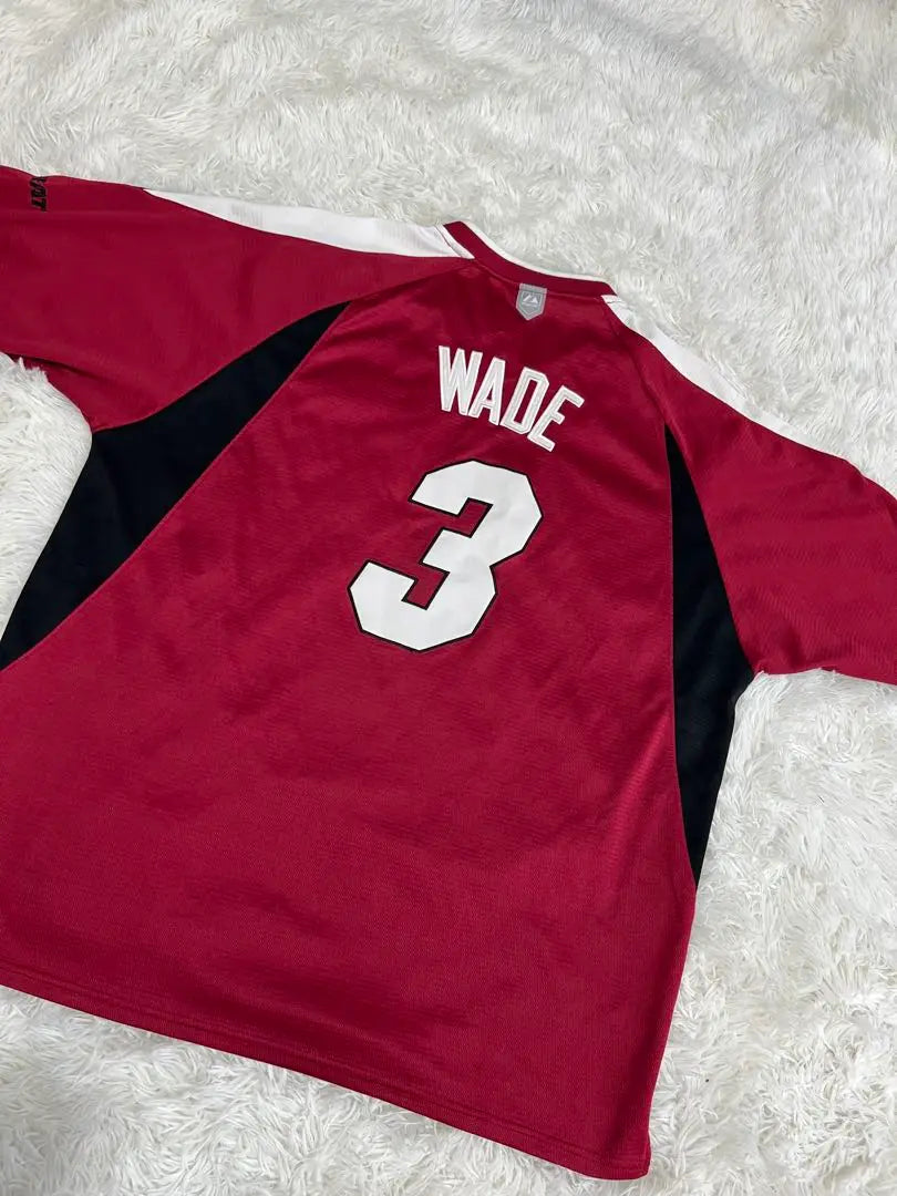 NBA majestic game shirt WADE L size