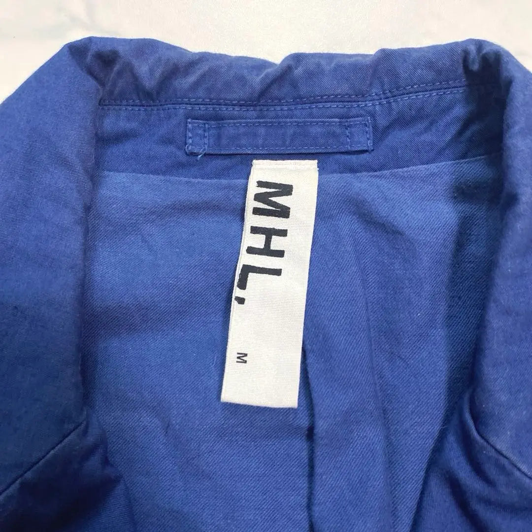 MHL. Mujer Margaret Howell Chaqueta De Sastre De Algodón Azul M | MHL. マーガレットハウエル コットン テーラードジャケット ブルー M