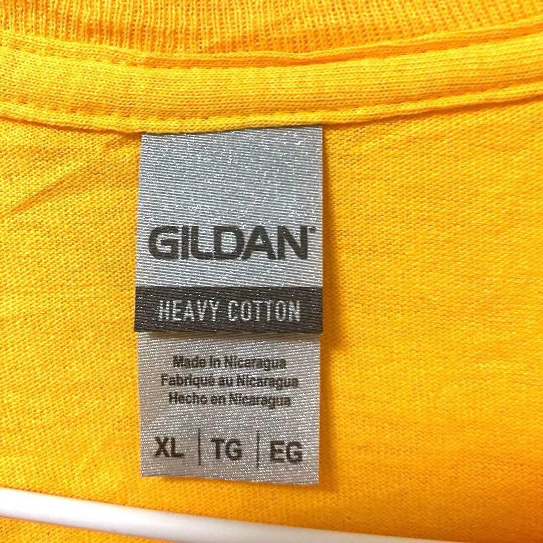 Gildan Gildan Vintage TAKE NOTA Camiseta Amarilla | GILDAN ギルダン ヴィンテージ TOMA NOTA Tシャツ イエロー