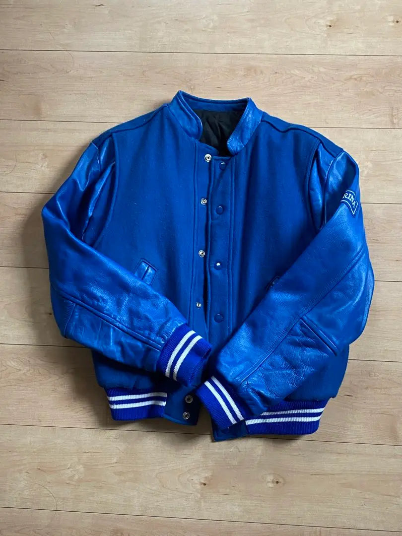 [Super rare] Vintage leather stadium jacket