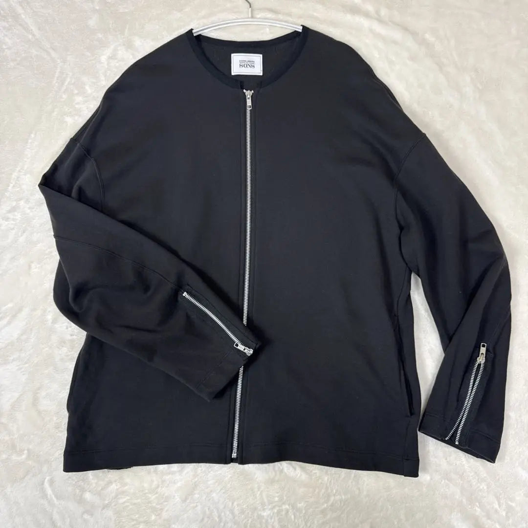 Recent Model United Arrows & Sons Riders Cardigan XL Black